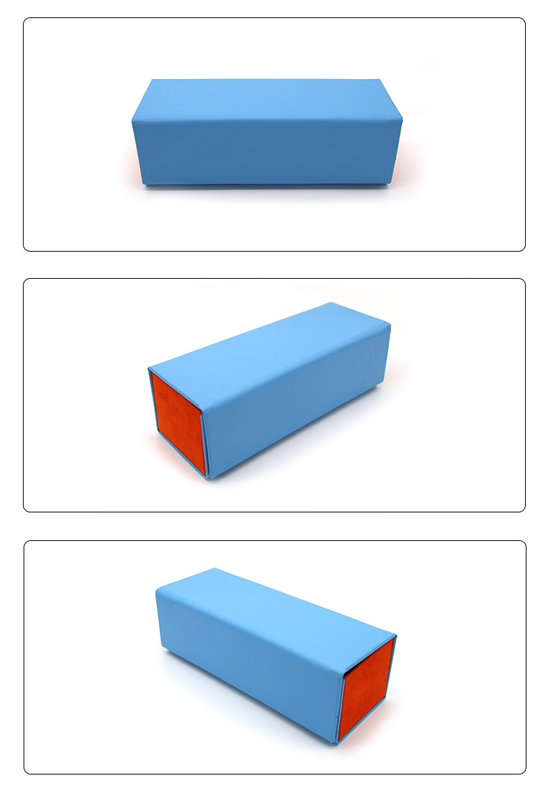 W03 Цветной большой складной футляр для очков на заказ, прямоугольный футляр для очков (10)