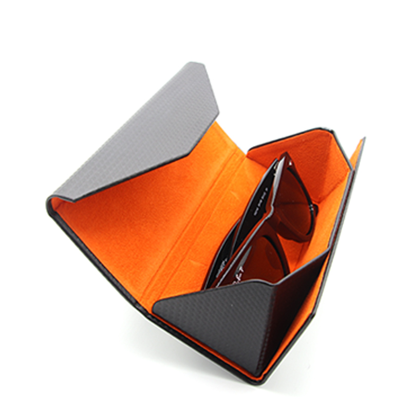 W53 Folding Triangle Magnetic Hard Case Box fyrir sólgleraugu fyrir vörumerki hönnun (6)