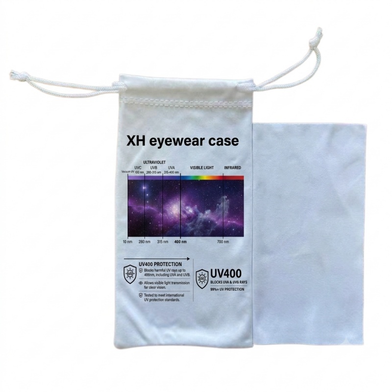 2-in-1 Eyewear Case + Microfiber Cleaning Cloth