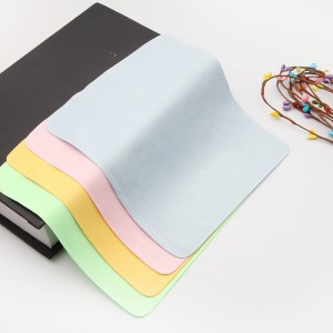 C-013 China factory custom Silk Screen Printing Eyeglasses Microfiber Cleaning Cloth