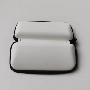 TY114 white zipper EVA eyewear case factory custom size logo colour