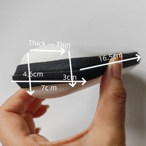 TY114 white zipper EVA eyewear case factory custom size logo colour