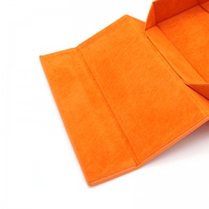 W01 Factory Customized Rectangular Handmade PU Leather Folding Glasses Case