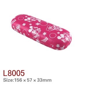 L8001/8002/8003/8005/8006 iron hard eyewear case PU leather eyeglasses case