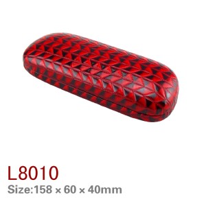 Custom-made eco-friendly PU eyeglass cases from a manufacturer, available in 130 models
