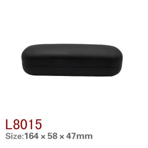 L8014/8015/8016/8017 iron eyewear case hard eyeglasses case pu leather eyeglasses case