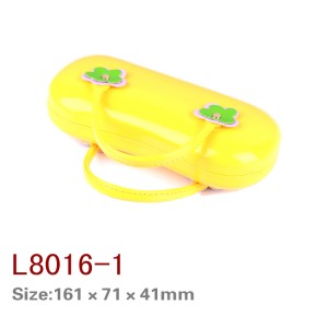 L8014/8015/8016/8017 iron eyewear case hard eyeglasses case pu leather eyeglasses case