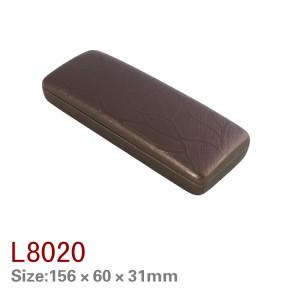 iron eyewear case hard eyeglasses case pu leather sunglasses case
