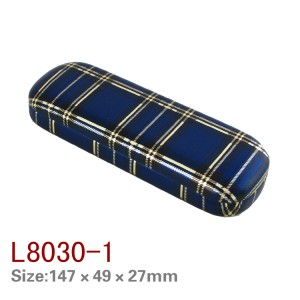 L8026/8027/8028/8029/8030/-1 hard sunglasses case Leather printed optical hard iron eyewear case