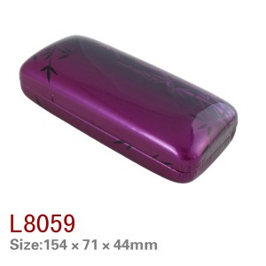 L8055/8057/8058/8059/8060/hard iron sunglases box eyewear case leather eyeglasses case