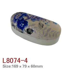 L8067/8068/8069/8074 Custom iron eyewear case 15 years factory OEM/ODM