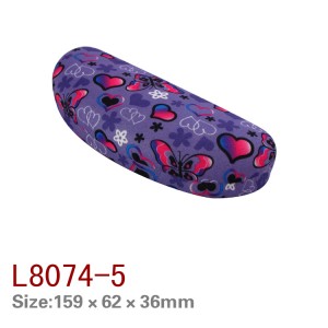 L8067/8068/8069/8074 Custom iron eyewear case 15 years factory OEM/ODM
