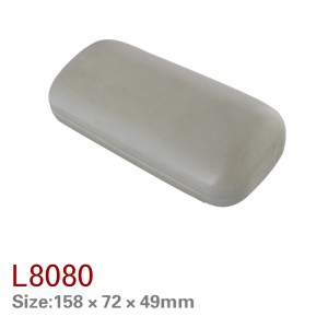 L8076-8081 custom iron hard pu leather eyewear case factory