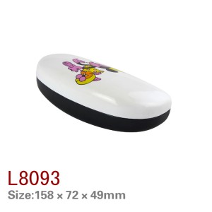 L8090-8093 Factory customized iron eyewear case brand eyewear case OEM/ODM sunglasses case