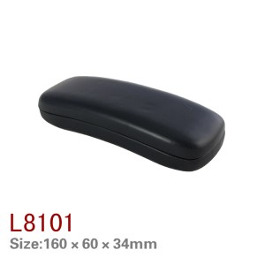 L8101-8106 Iron eyewear case customized LOGO color 15 years factory