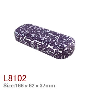L8101-8106 Iron eyewear case customized LOGO color 15 years factory