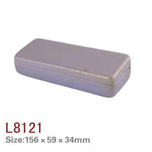L8119-8127 leather hard eyewear box factory custom eyeglasses case