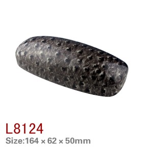 L8119-8127 leather hard eyewear box factory custom eyeglasses case