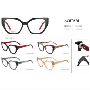 eyewear factory Customised plate acetate glasses sunglasses eyeglasses