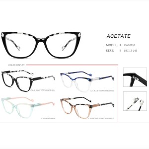 OAB3058/3059/3060/3061/3062 Acetate glasses Plate optical eyewear Optical eyeglasses