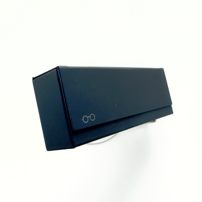 Rectangular reinforced folding eyeglass case-2