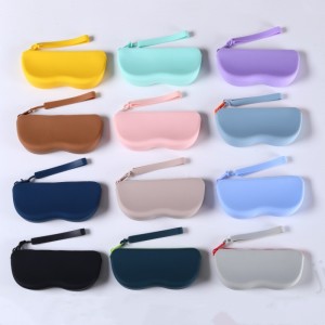 Soft Silicone Zipper Eyewear Case – Seamless Odorless, Large Capacity