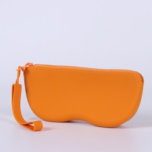 Soft Silicone Zipper Eyewear Case – Seamless Odorless, Large Capacity