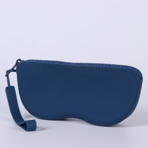 Soft Silicone Zipper Eyewear Case – Seamless Odorless, Large Capacity