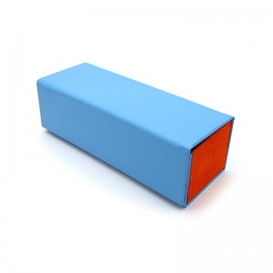 W03 Custom size color large hand folding glasses case rectangular eyewear Case