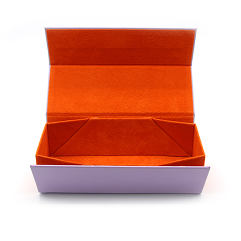 W03 Custom size color large hand folding glasses case rectangular eyewear Case – Xinghong detail pictures