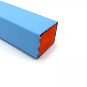 W03 Custom size color large hand folding glasses case rectangular eyewear Case