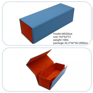 Ultra-Thin Foldable Sunglasses Case – Magnetic Folding Glasses Case with Suede Lining, Hard Shell Protection