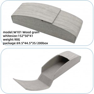 Handmade Iron-Reinforced PU Eyewear Case – W101/W105/W112