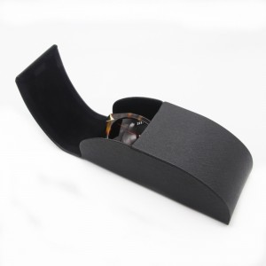 W105 Factory pu/pvc Leather Handmade iron eyewear Case sunglasses case