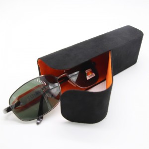 W112 Factory Custom Handmade large eyewear case from velvet microfiber cloth