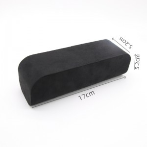 W112 Factory Custom Handmade large eyewear case from velvet microfiber cloth