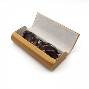 Short Lead Time for Factory Custom Hard Protective iron handmade big black Sunglasses  Case