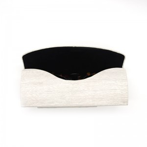 W115 Handmade Triangle sunglasses case with logo Optical Case Supplier