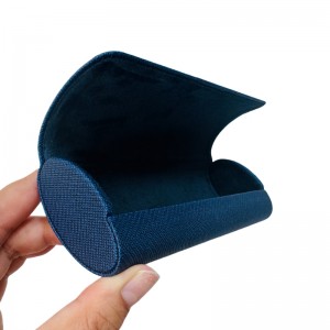 W131 handmade eyewear case iron glasses case hard glasses case factory custom