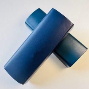 W159 handmade sunglasses case pu leather eyewear case glasses package case