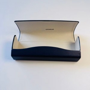 W159 handmade sunglasses case pu leather eyewear case glasses package case