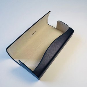 W159 handmade sunglasses case pu leather eyewear case glasses package case