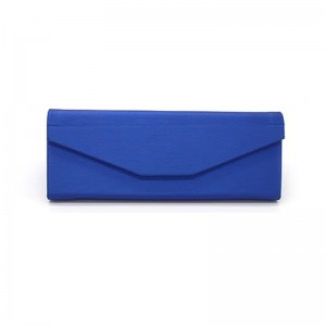 OEM Factory for Custom Logo Portable Popular Triangle Foldable Glasses Box PU Leather Sunglasses Packing Eyeglasses Case