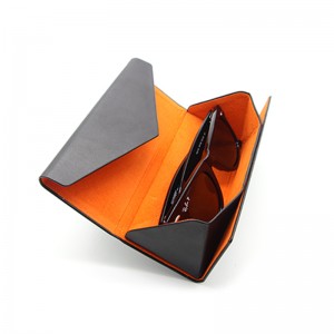 W53 Folding Triangle Magnetic Hard Case Box for Sunglasses for branding design