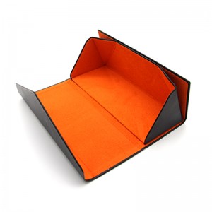 W53 Folding Triangle Magnetic Hard Case Box for Sunglasses for branding design