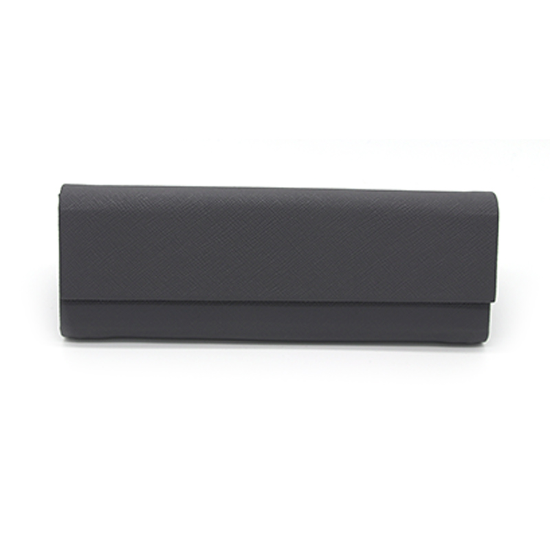 W57A Eco-Friendly Sunglasses Case- Foldable Design with Magnetic  Leather Glasses Case Flap for Men and Women (1)