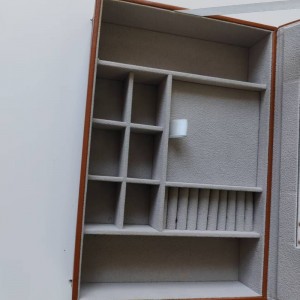 WT 13 Jewellery Storage Box pu eco-friendly leather jewellery case