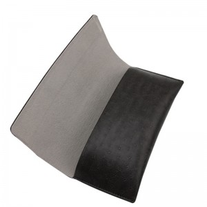 Factory Price China Soft Leather Eyeglasses Spectacle Sunglasses Optical Clamshell  eyewear Cases