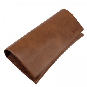 Factory Price China Soft Leather Eyeglasses Spectacle Sunglasses Optical Clamshell  eyewear Cases