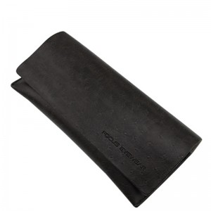 Factory Price China Soft Leather Eyeglasses Spectacle Sunglasses Optical Clamshell  eyewear Cases